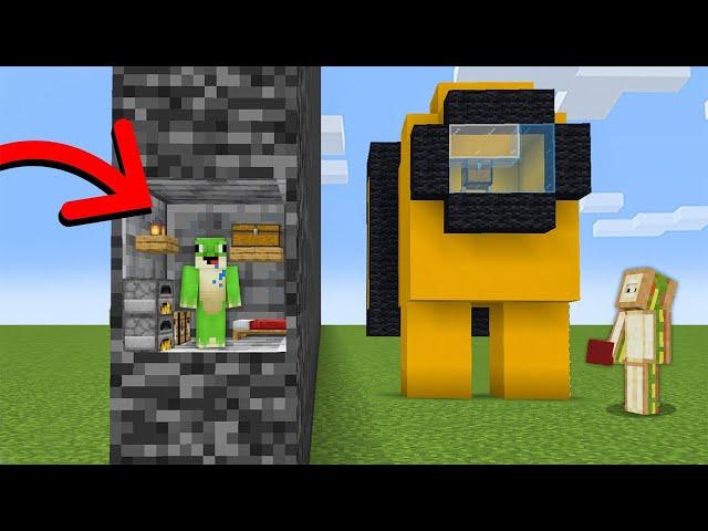 EAMR'ı KÜÇÜLME MODU İLE YAPI SAVAŞINDA TROLLEDİM! - Minecraft