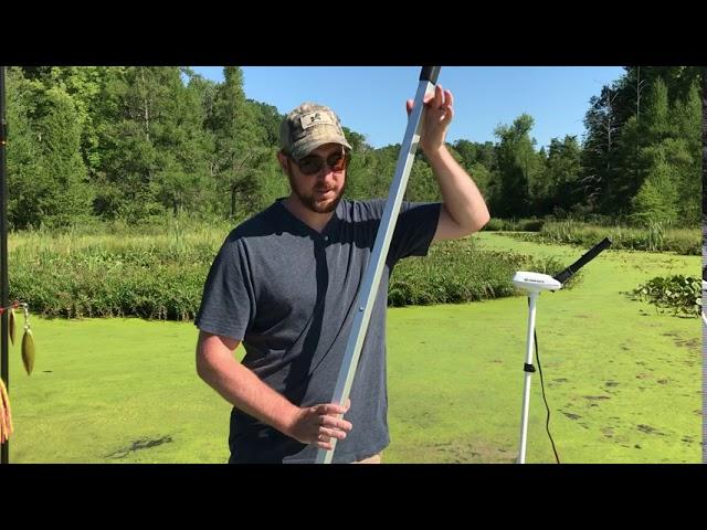 Telescopic duck foot push pole by Meritt Products!