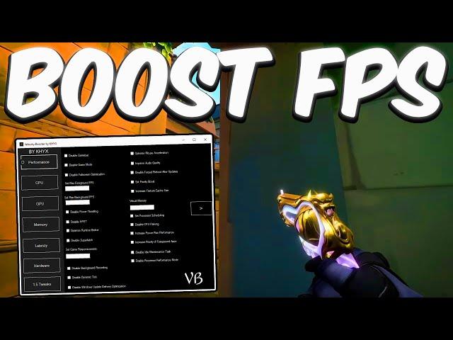 Boost FPS in Valorant & Low End PC Optimization & FPS Drop Fix