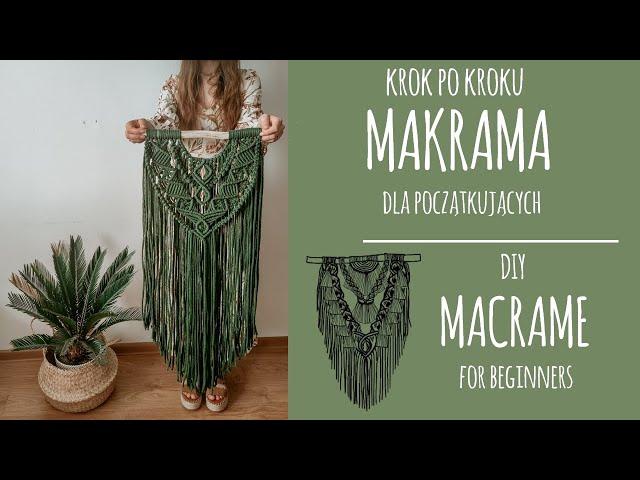 |7| Krok po kroku: Prosta makrama dla początkujących / DIY: Easy macrame for beginners