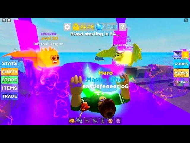 Roblox Muscle simulator unlocking inferno gym part 2.