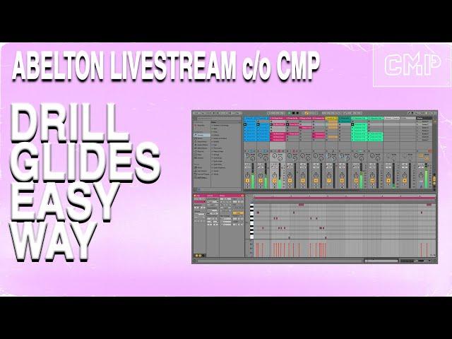 How To Make A Drill Beat Ableton | Drill Glides Easy Method