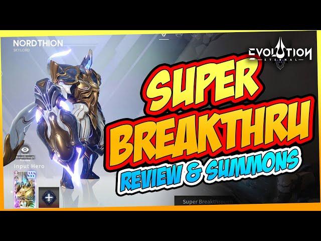 NORD BREAKTHRU SKILLS REVIEW & PROTOTYPE SUMMONS | ETERNAL EVOLUTION