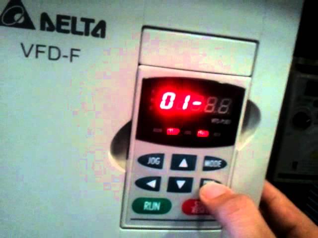 F series delta drive setting