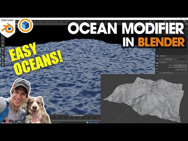 EASY ANIMATED OCEANS in Blender - Getting Started with the Ocean Modifier!