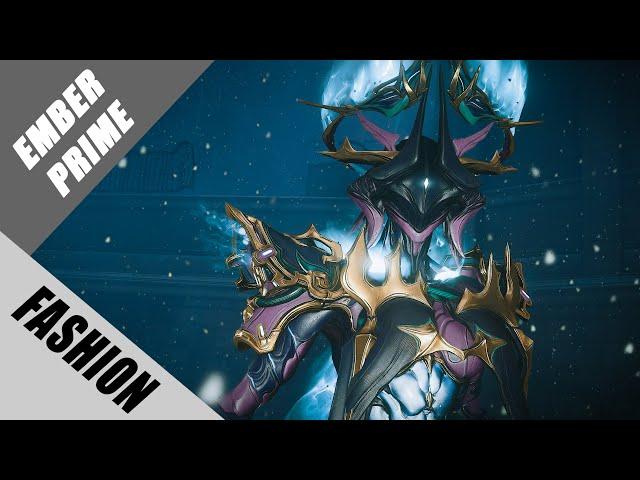 Warframe | Fashion Frame | Ember Prime : Queen of Frozen Flame