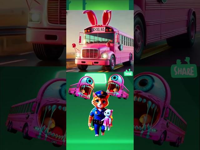 School Bus Monster  Kitten ▶️ Coffin Dance  Tiles Hop #shorts #coffindance #tileshop #viralvideo