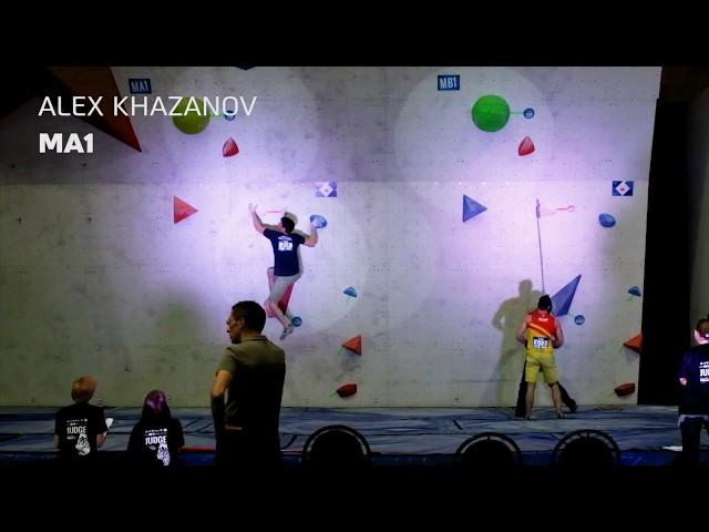 IFSC Climbing Worldcup (B) - Moscow (RUS) 2018 - Qualification - ALEX KHAZANOV