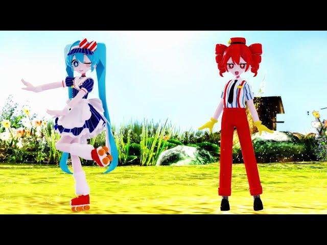 ≡MMD≡ MikuxTeto - Mesmerizer / メズマライザー [4KUHD60FPS] HELP