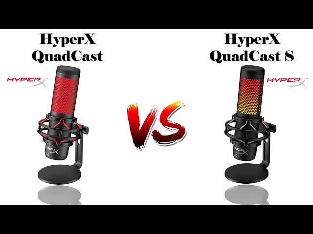 HyperX QuadCast vs HyperX QuadCast S Comparison