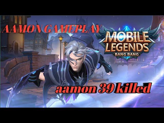 "Unstoppable Aamon: 39 Kills in Mobile Legends!" with Hybrid  build 1 Global Aamon!  MLBB