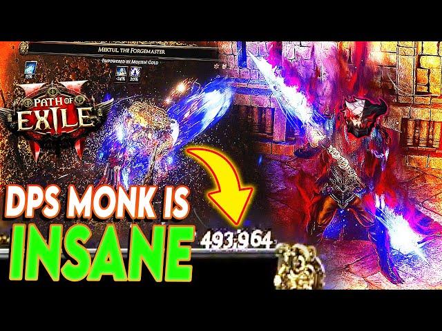 My BEST DPS Monk Build after Path of Exile 2 Build NERFS! | FROZEN LIGHTNING JEDI MONK  @syrobe