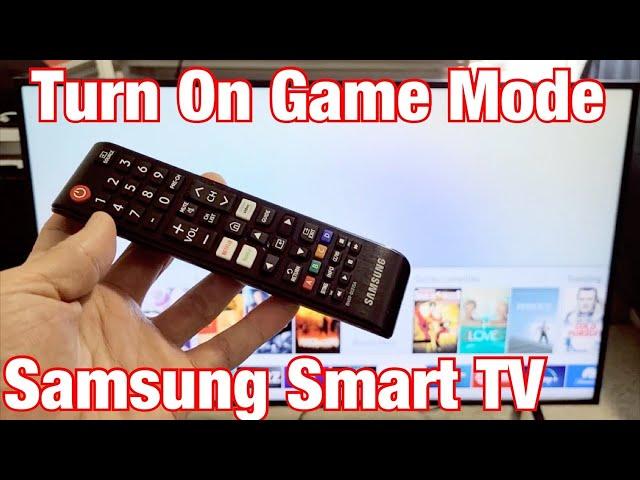 Samsung Smart TV: How to Turn On Game Mode