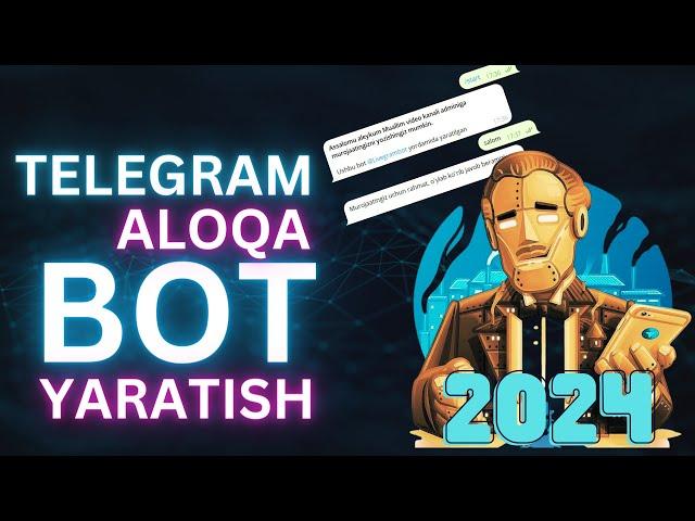 TELEGRAM ALOQA BOT YARATISH || KANALGA BOTNI ULASH BOSHQARISH