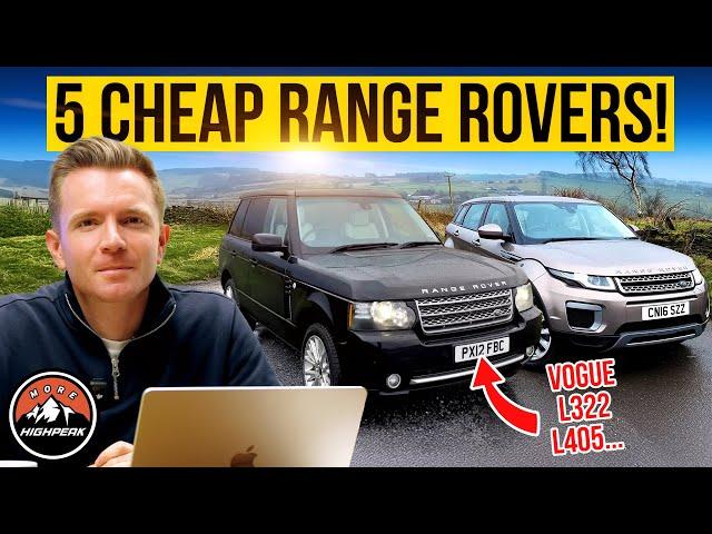 I BOUGHT 5 CHEAP RANGE ROVERS | High Peak Autos Marathon