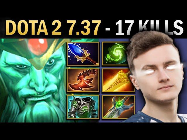 Wraith King Gameplay Miracle with 17 Kills and Cuirass - Dota 2 7.37