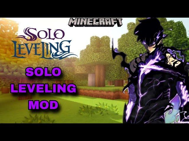 *NEW* SOLO LEVELING MOD FOR MINECRAFT BEDROCK EDITION!