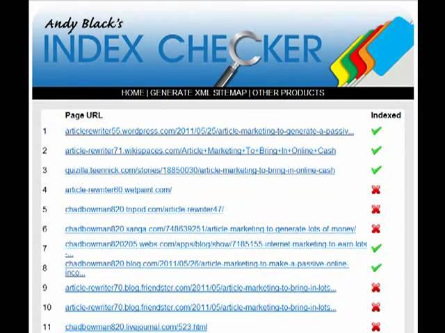 How To Check Googles Index - Index Checker Software