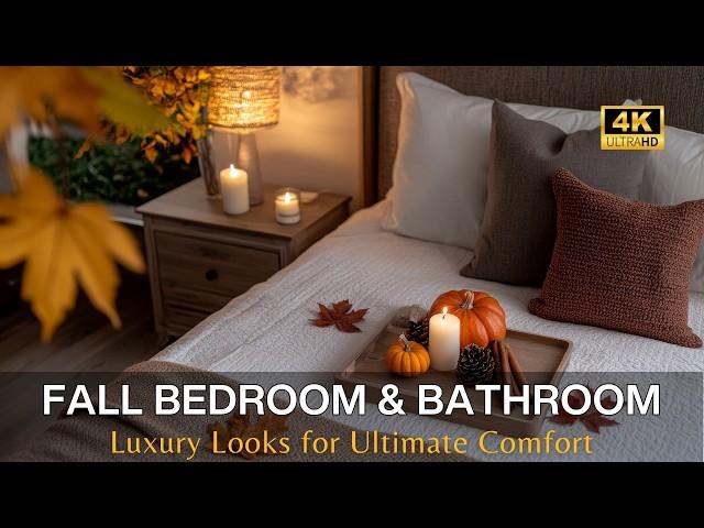 Budget-Friendly Fall Bedroom & Bathroom Makeover: Luxury Looks for Ultimate Comfort