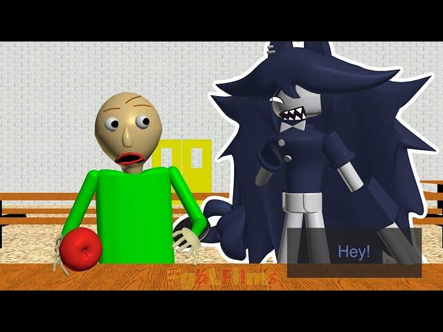 Baldi and Miss Circle Eat Together!