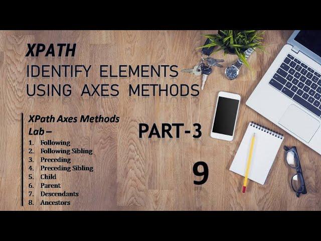 Selenium-XPath-Axes - following,following sibling preceding,preceding sibling,ancestor,child,parent