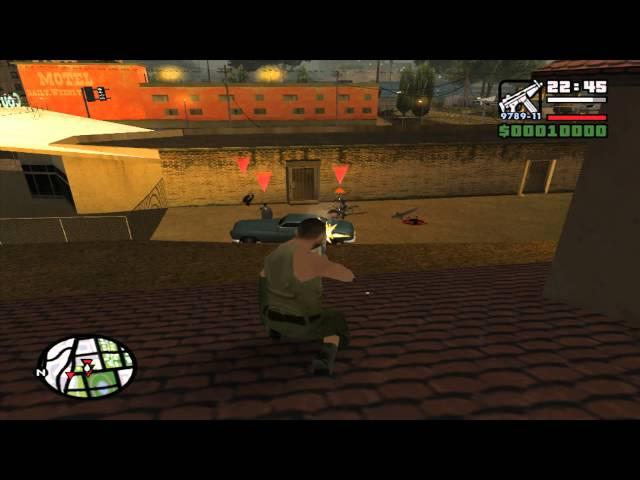 GTA san andreas - DYOM mission # 36 - You have to protect my home ! ( HD )