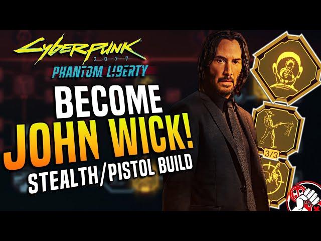 Become John Wick! Pistol Stealth Build! Cyberpunk 2077 Phantom Liberty Update 2.0