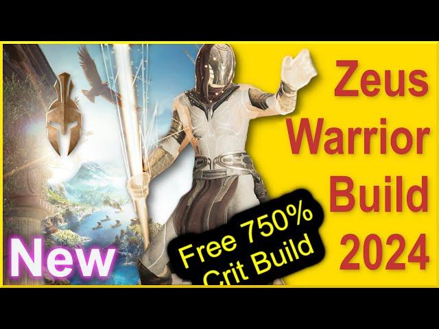 Assassins Creed Odyssey - Zeus God Build - Max Damage Warrior Build 2024 - 100% Free - Best Build!