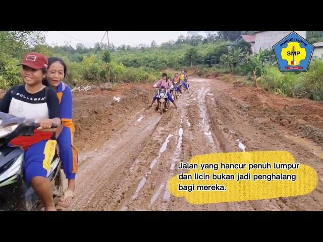 AH: Perjuangan siswa-siswi SMP Pangudi Luhur Tanjung Berangkat Sekolah(26 November 2022).