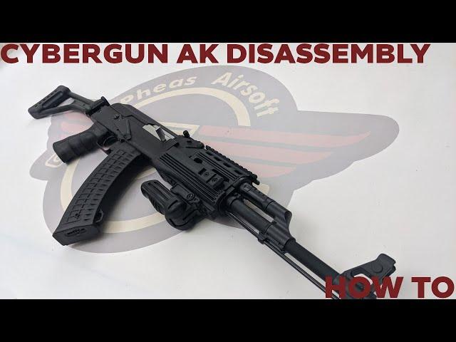 [HOW TO] CYBERGUN Tactical AK Disassembly - For maintenance or repair