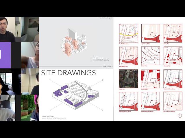 I criticized the Site Drawings  of my students - ARCHITECTURE DESIGN 4 WEEK 2 | Zoom Raw Footage