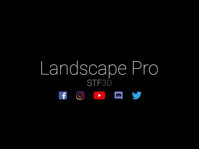 STF3D - Landscape Pro v2.0 Getting Started