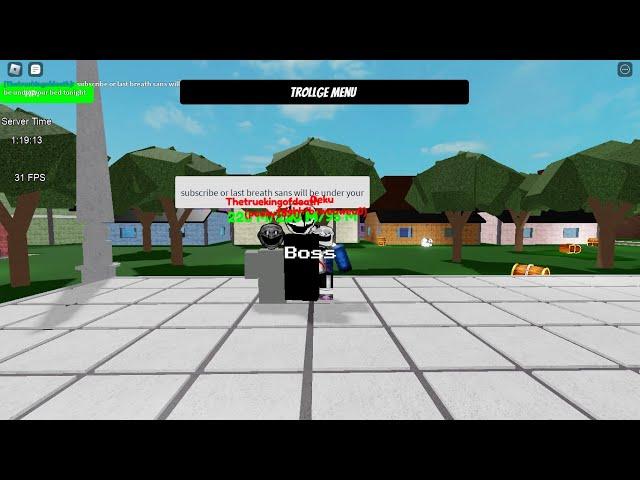 New! Last Breath Sans (Rework)(Trollge Conventions)Roblox