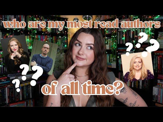 my top authors of all time | whose books do i reach for the most?