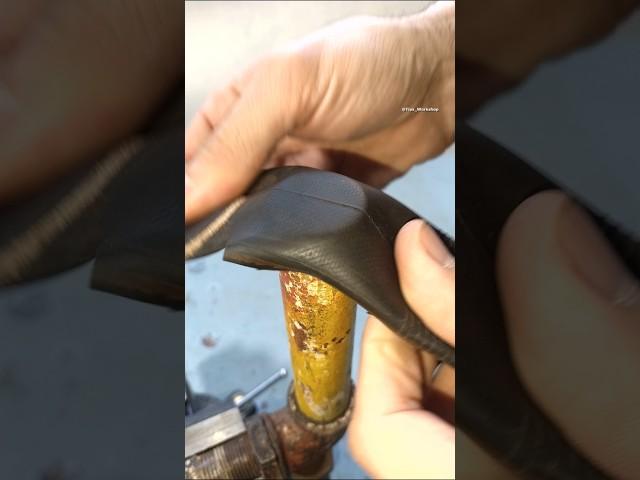 Every Plumber Should Know This Trick! How to Make a Round Rubber Gasket from a bicycle tube #diy