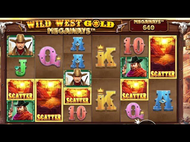 WILD WEST GOLD MEGAWAYS - BONUS BUY 5 SCATTER BIG WINS CASINO SLOT ONLINE GAME