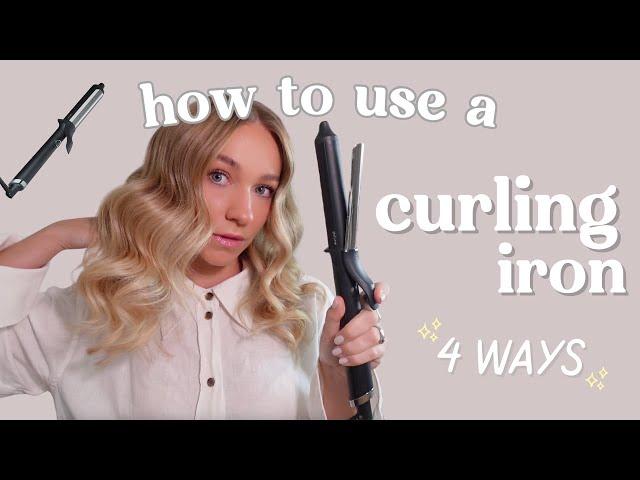 How To Use A Curling Iron - 4 Different Techniques! | With ghd Classic Curl Tong