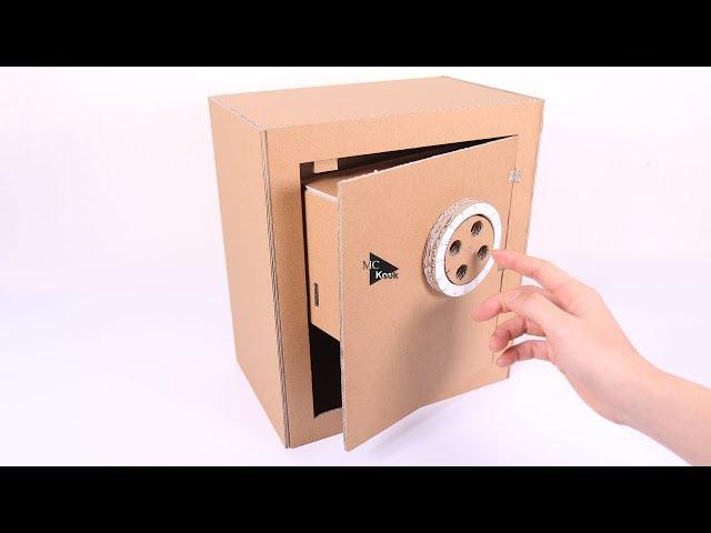 How to Make Safe with Combination Lock - Cardboard Toy