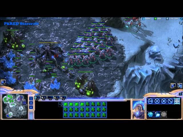 HOTS beta gameplay- PkRED [P] v [Z] Zowaa