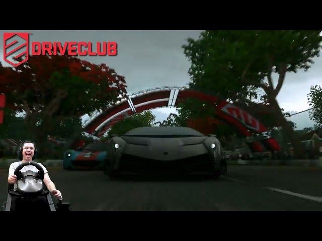 Потный Ламбо день и боль на Саваже - Driveclub + руль Fanatec Porsche 911 GT2