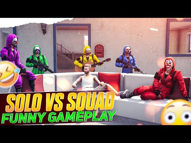 Adam Solo VS Squad Best Funny Gameplay| Fearless Man FF New Video