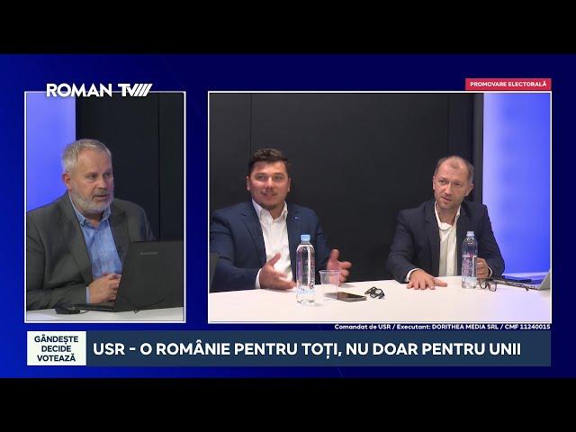 ️ Gândește, decide, votează / Alin Buzdugan, Cosmin Ancuța (USR) / 6 noiembrie 2024