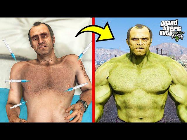 ТРЕВОР ПРЕВРАТИЛСЯ В ХАЛКА!! - GTA 5 (Моды ГТА 5)