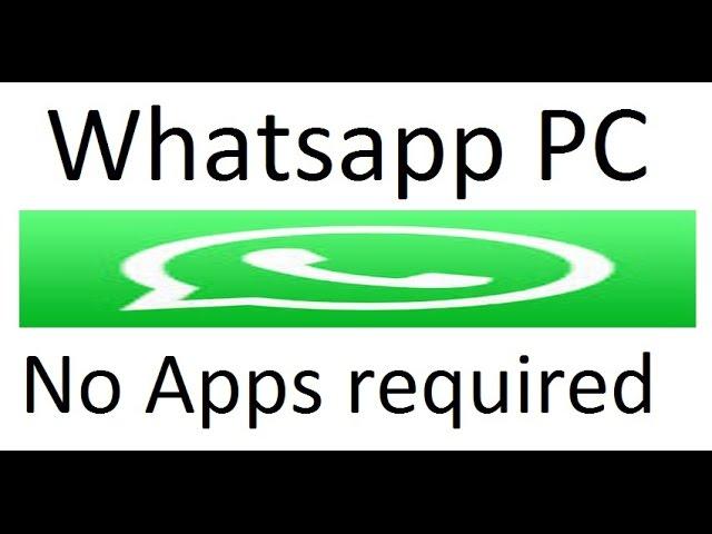 Whatsapp PC| How to use whatsapp in laptop| No application required|