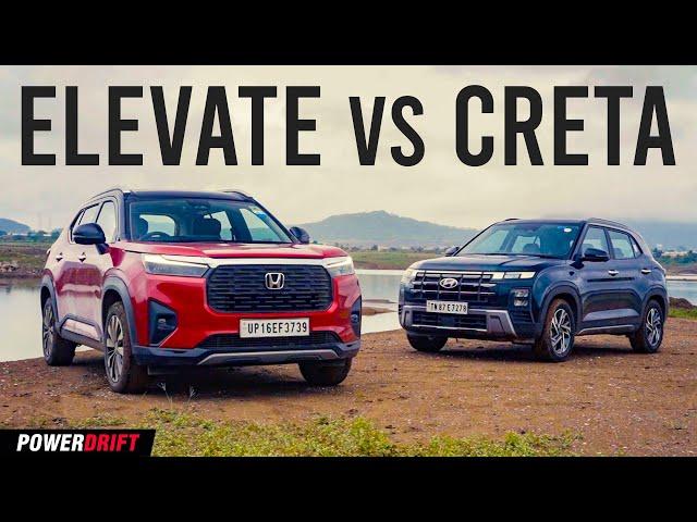 Hyundai Creta vs Honda Elevate - Which One For You? | PowerDrift