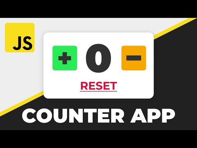 JavaScript For Beginners - Counter app