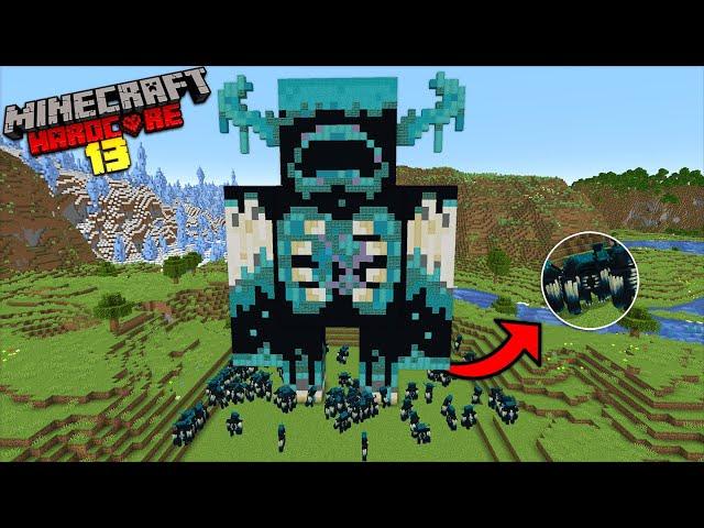 I Trapped A Warden In Minecraft Hardcore #13 ( HINDI )