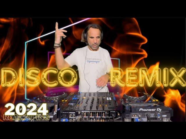 DISCO REMIX NONSTOP 2024   PARTY  DISCO PARTY NONSTOP MIX 2024Live DJ Mix Real DJ ing by DJ Mathon