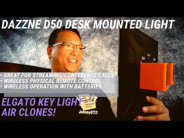 Dazzne D50 (Elgato Key Light Air clone) LED Light Panel - Unboxing, Demo of Functions & Impressions!