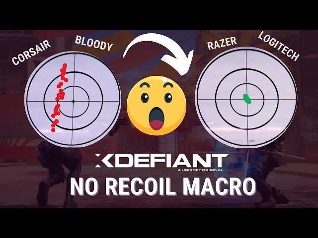 XDefiant No Recoil Macro | Best Script for Logitech, Razer, Bloody and Corsair